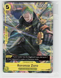 One Piece Promotion Cards #OP07-113 Roronoa Zoro (Illustration Box Vol.3) - Image 1