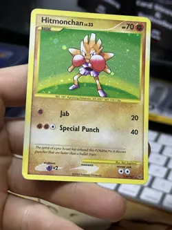 Hitmonchan 129/127 SECRET RARE Platinum 2009 Holo Pokemon Card TCG - Image 3