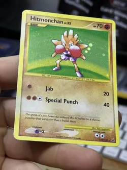 Hitmonchan 129/127 SECRET RARE Platinum 2009 Holo Pokemon Card TCG - Image 4