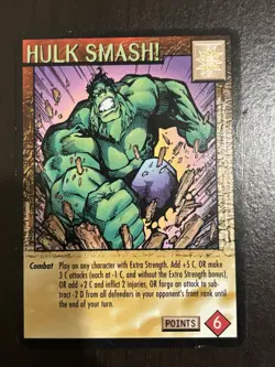 Wildstorms CCG Hulk Smash Card Chase Ultra Rare Image Universe Marvel Comics - Image 1