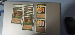16 Llanowar Elves Magic The Gathering Green Cards. 6th, 7th Edition. - Image 2