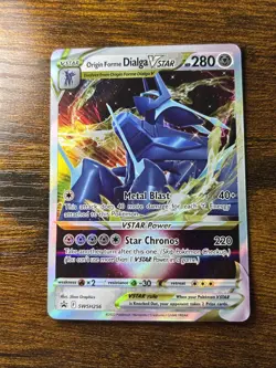 Origin Forme Dialga VSTAR SWSH256 SWSH: Sword & Shield Promo Cards Holo NM(-) - Image 1