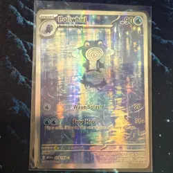 Pokemon Poliwhirl Holo English Card 175/165 2022 Standard Size - Image 1