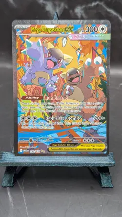 Pokemon TCG Mega Kangaskhan EX 182/132 Mega Evolution Secret Illustration Card - Image 1