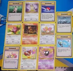 40 (+2) Assorted Fossil/Jungle Bulk Lot No Dupes LP Pokemon Cards WOTC - Image 5
