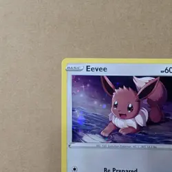Pokemon Eevee SWSH127 SWSH: Sword & Shield Black Star Promo Holo Card 2021 LP - Image 2