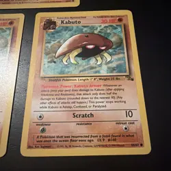 3x Kabuto Pokemon Fossil Set 50/62 Cards - Image 5