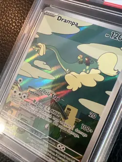Drampa Temporal Forces 184/162 Illustration Rare Pokemon Card PSA 8 - Image 3