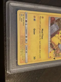 Pokemon Pikachu TCG Holo Card 25/25 McDonald's 2021 Promo PSA 9 - Image 4
