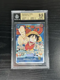 Monkey.D.Luffy (Event Pack Vol. 2) - One Piece Promotion Cards P-033 BGS 9.5 - Image 1