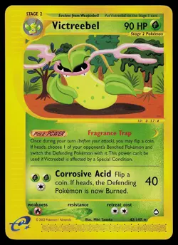Pokemon Card - Victreebel Aquapolis 42/147 Rare Non-Holo - Image 1