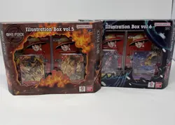 One Piece Card Game Illustration Box Vol. 5 & Vol. 6 Bundle SEALED Bandai - Image 1