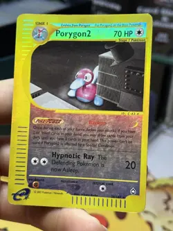 Porygon2 28/147 Aquapolis 2002 Reverse Holo E-Series Vintage Pokemon Card TCG - Image 5
