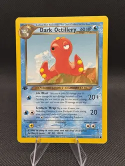 1st Edition Neo Destiny Dark Octillery Non-Holo 62/105 Pokemon Card NM/LP - Image 1