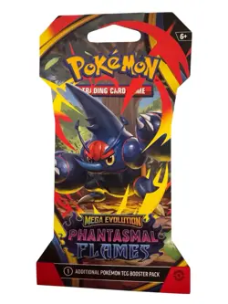 Pokemon TCG: Mega Evolution Phantasmal Flames Sleeved Booster Pack - 10 Cards - Image 1