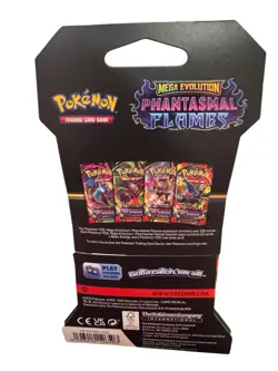 Pokemon TCG: Mega Evolution Phantasmal Flames Sleeved Booster Pack - 10 Cards - Image 2