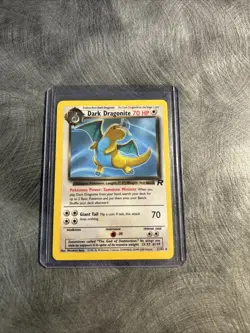 Dark Dragonite 22/82 Team Rocket Rare Pokemon Card Non-Holo NM - Image 1