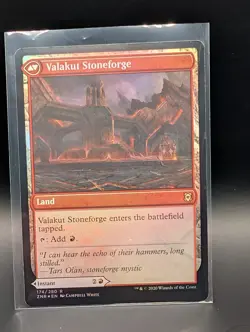 MTG - Valakut Awakening \ Valakut Stoneforge - Instant \ Land - ZNR #174 -FOIL - Image 2