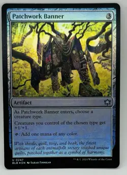 MTG Patchwork Banner Bloomburrow Foil - Image 1