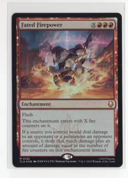 Magic the Gathering Fated Firepower M0132 Foil AvatarThe Last Airbender Nm - Image 1
