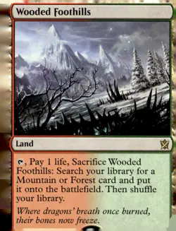 Khans of Tarkir #249 Wooded Foothills - Image 1