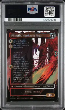 2025 MTG FINAL FANTASY JOSHUA, PHOENIX'S DOMINANT/PHOENIX, WARDEN OF FIRE PSA 10 - Image 2