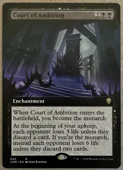 Court of Ambition (Extended Art) - MTG Commander Legends NON-FOIL #645 N/M - Image 1