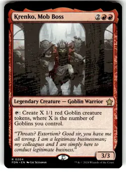 Krenko, Mob Boss Foundations Regular MTG - Image 1