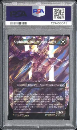 2025 MTG FF #0527 SEPHIROTH, FABLED SOLDIER/SEPHIROTH, ONE-WINGED ANGEL PSA 10 - Image 2