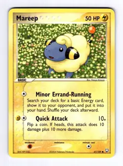 Mareep Team Rocket Returns #67 (2004) Common NM Pokemon - Image 1
