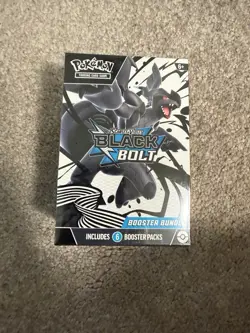 Pokemon Scarlet & Violet Black Bolt Booster Bundle (6 Packs) NEW SEALED - Image 1