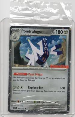 Carte Pokemon - Pondralugon - 107/142 - Promo GameStop - 2022 - Image 1