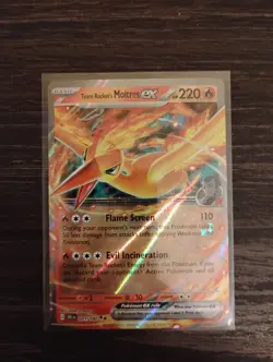 Team Rocket's Moltres ex 031/182 Double Rare Pokemon SV10: Destined Rivals NM - Image 1