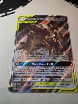 Umbreon & Darkrai GX Tag Team SM241 Holo Black Star Promo Sun Moon NM Pokemon - Image 3