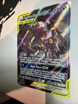 Umbreon & Darkrai GX Tag Team SM241 Holo Black Star Promo Sun Moon NM Pokemon - Image 4