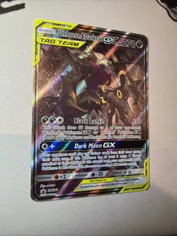 Umbreon & Darkrai GX Tag Team SM241 Holo Black Star Promo Sun Moon NM Pokemon - Image 5