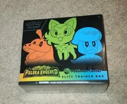 SCARLET & VIOLET PALDEA EVOLVED POKEMON CENTER ETB *FACTORY SEALED* RARE NEW - Image 1