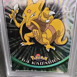 PSA 9 Pokemon Topps TV Series 1 Foil Kadabra #64 Low Pop Mint Vintage Topps - Image 3