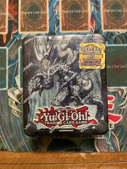 YUGIOH 2013 TIDAL, DRAGON RULER OF WATERFALLS COLLECTORS TIN FACTORY SEALED NEW - Image 1