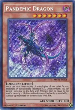 Yugioh! Pandemic Dragon - MVP1-ENS06 - Secret Rare - 1st Edition Near Mint, Engl - Image 1