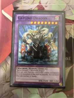 Yugioh! Gatling Dragon LCJW-EN267 1st Edition LP - Image 1