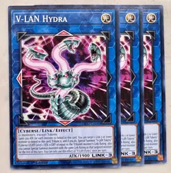 Yugioh! 3x V-LAN Hydra DIFO-EN099 Common 1st Ed NM - Image 1