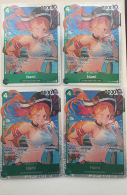 One Piece Nami OP14-031 SR The Azure Sea's Seven PLAYSET - FAST SHIPPING - Image 1