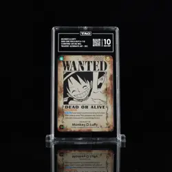TAG 10 GEM MINT: Monkey D. Luffy Wanted Poster OP13-118 - 2025 One Piece TCG EN - Image 1