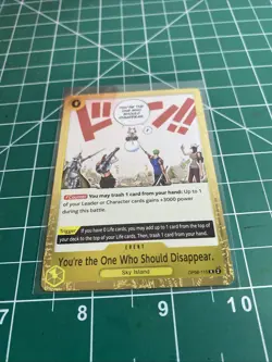 One Piece English You're the One Who Should Disappear OP06-115 Wings the Captain - Image 1