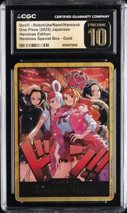 2025 ONE PIECE JPN HEROINES EDITION DON! ROBIN/UTA/NAMI/HANCOCK CGC 10 PRISTINE - Image 1