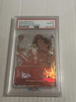 One Piece Gift Collection 2023 Portgas D Ace 028 Alt Art PSA 10 English - Image 1