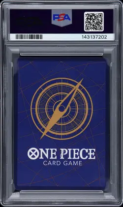 2025 ONE PIECE OP11-A FIST OF DIVINE SPEED 3RD ANV-SILVER MONKEY D. LUFFY PSA 10 - Image 2