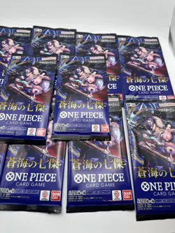 Lot Of 10 One Piece OP-14 The Azure Sea's Seven Booster Pack Japanese - Image 1