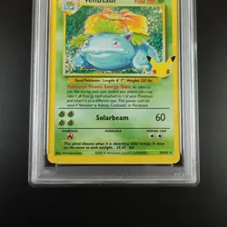 PSA 9 Venusaur 15/102 Pokemon Celebrations Classic Collection Holo Graded Card - Image 3